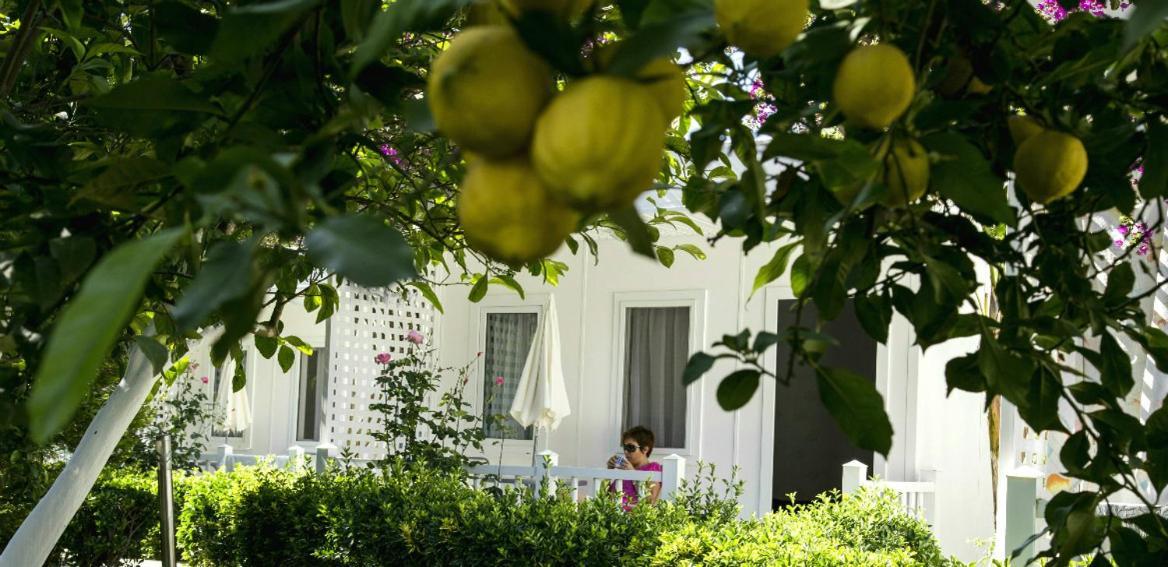 Blue & White Hotel Cirali Bagian luar foto